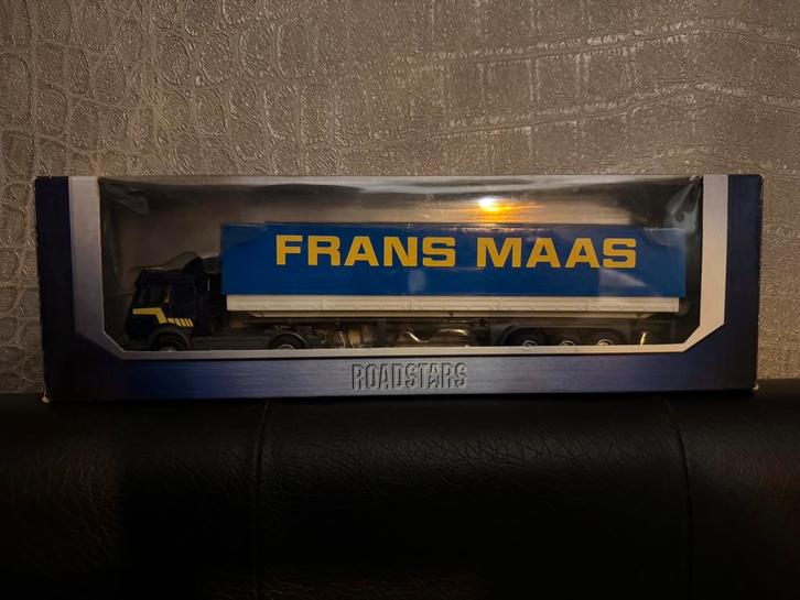 Modelvrachtwagen Roadstars Frans Maas transport, Hobby en Vrije tijd, Modelbouw | Auto's en Voertuigen, Zo goed als nieuw, Truck