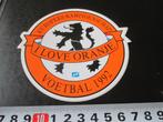 sticker Rabobank I LOVE ORANJE 1992 Voetbal EK  **, Verzamelen, Stickers, Ophalen, Zo goed als nieuw