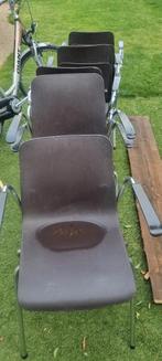 Stapelbare Stoelen - Set van 9, Ophalen, Gebruikt, Zwart, Modern