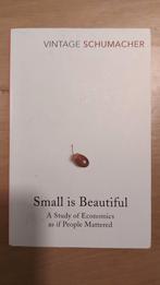 Small is Beautiful - E.F. Schumacher, Ophalen of Verzenden, Gelezen, Economie en Marketing, E.F. Schumacher