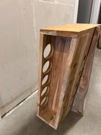 Houten Wijnrek - 1 of 2 stuks, Ophalen, Zo goed als nieuw, Hout, 5 tot 15 flessen