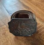 Harley davidson usa riem en gesp leer 1976, Ophalen of Verzenden