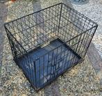 Zeer nette zwarte bench voor hond of kat, Dieren en Toebehoren, Hondenbenches, Ophalen, Gebruikt