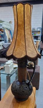 Sfeervolle vintage jaren'70 lamp keramiek voet 110 cm h., Ophalen, Overige materialen, Gebruikt, Vintage retro jaren '70