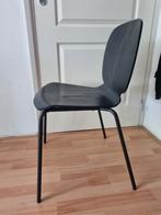 Zwarte houtlook stoelen, Ophalen, Kunststof, Twee, Zwart
