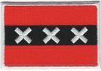Amsterdam vlag stoffen opstrijk patch embleem #4, Verzamelen, Ophalen of Verzenden, Nieuw, Shirt