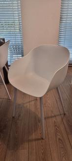 6 Witte Eetkamerstoelen - Set, Ophalen, Wit, Kunststof, Vier