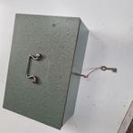 Vintage geldkist met 2 sleutels merk Beaumont ca 1930, Huis en Inrichting, Ophalen, Gebruikt