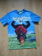 Grappig blauw shirt in prima staat van Angry Birds, maat 176, Jongen, Gebruikt, Ophalen of Verzenden, Shirt of Longsleeve