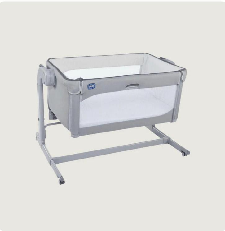 Chicco Next2Me co-sleeper / wiegje – grijs, Kinderen en Baby's, Babywiegjes en Ledikanten, Zo goed als nieuw, Wieg, Ophalen