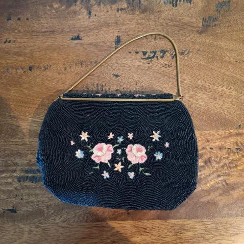 Vintage beaded avondtas, Sieraden, Tassen en Uiterlijk, Tassen | Damestassen, Zo goed als nieuw, Ophalen of Verzenden