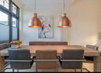 Zware kwaliteit massief houten Eettafel 250x105x78cm, Ophalen