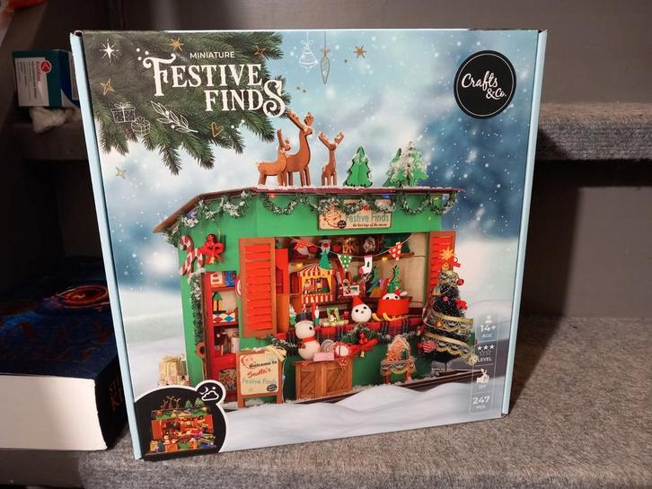 Kerststal action crafts & co miniatuur, Diversen, Kerst, Ophalen of Verzenden