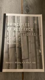 Principles of Research in Behavioral Science, Nieuw, Ophalen of Verzenden