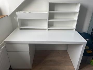 Bureau MALM wit, IKEA - afbeelding 2