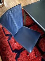 4 Montis spica eetkamerstoelen, Huis en Inrichting, Stoelen, Ophalen, Gebruikt, Blauw, Montis