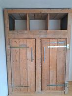 Stoere Steigerhouten Kast - Veel Opbergruimte!, Huis en Inrichting, Ophalen, Gebruikt