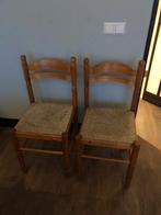 Rieten tafelstoelen, Antiek en Kunst, Ophalen of Verzenden