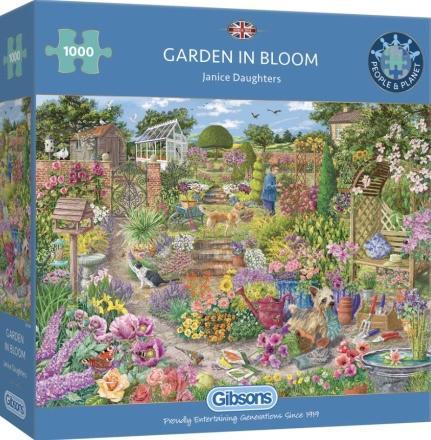 Gibsons - Garden in Bloom - 1000 stukjes, Hobby en Vrije tijd, Denksport en Puzzels, Nieuw, Legpuzzel, 500 t/m 1500 stukjes, Ophalen of Verzenden