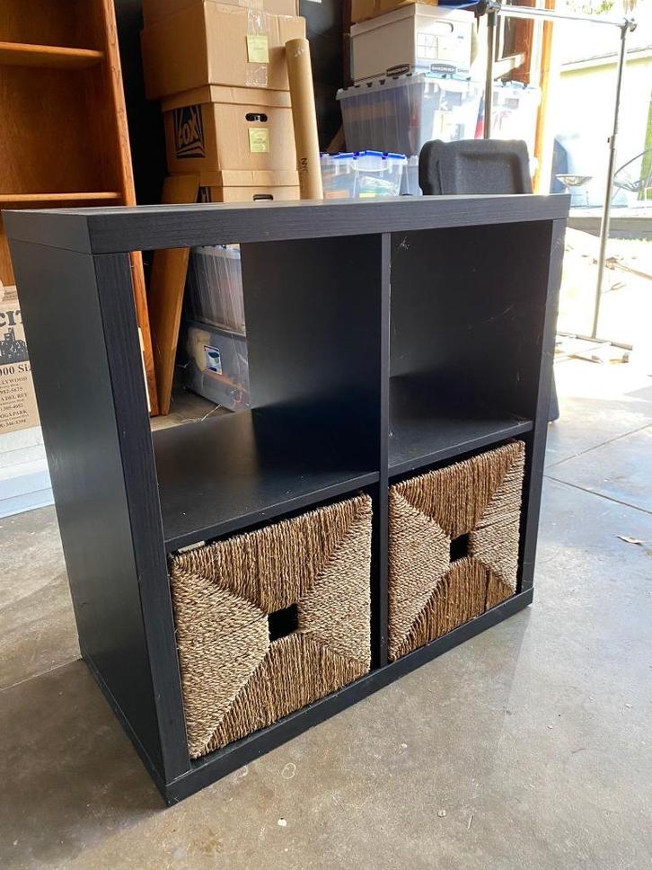 Nog 2x Knipsa Ikea rieten rotan zeegras manden bakken, Huis en Inrichting, Woonaccessoires | Schalen en Manden, Zo goed als nieuw