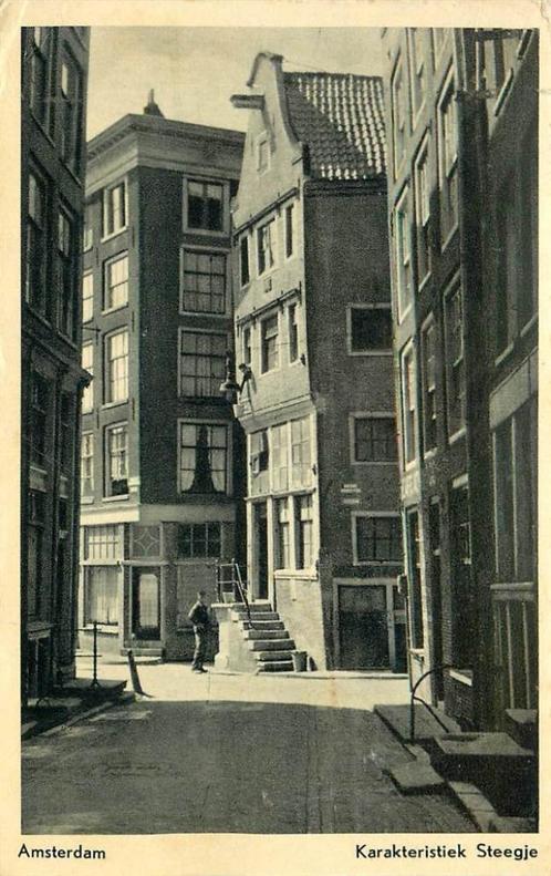 (304-081-033) Amsterdam Karakteristiek Steegje, Verzamelen, Ansichtkaarten | Nederland, Noord-Holland, Verzenden