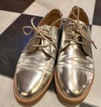 Zilveren veter schoen, Kleding | Dames, Schoenen, Zara, Ophalen of Verzenden, Schoenen met lage hakken, Zo goed als nieuw
