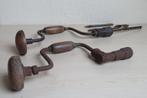 Handboren, antiek. Twee stuks, Antiek en Kunst, Antiek | Gereedschap en Instrumenten, Ophalen of Verzenden