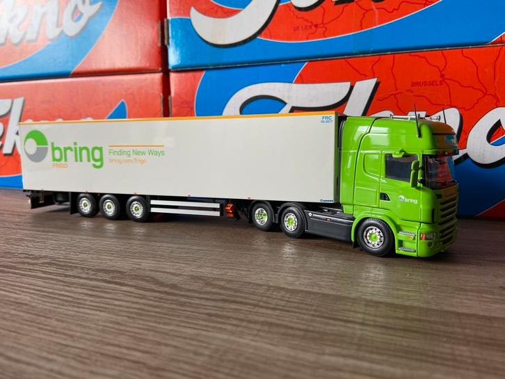 Tekno Scania R serie Bring, Hobby en Vrije tijd, Modelauto's | 1:50, Nieuw, Bus of Vrachtwagen, Tekno, Ophalen
