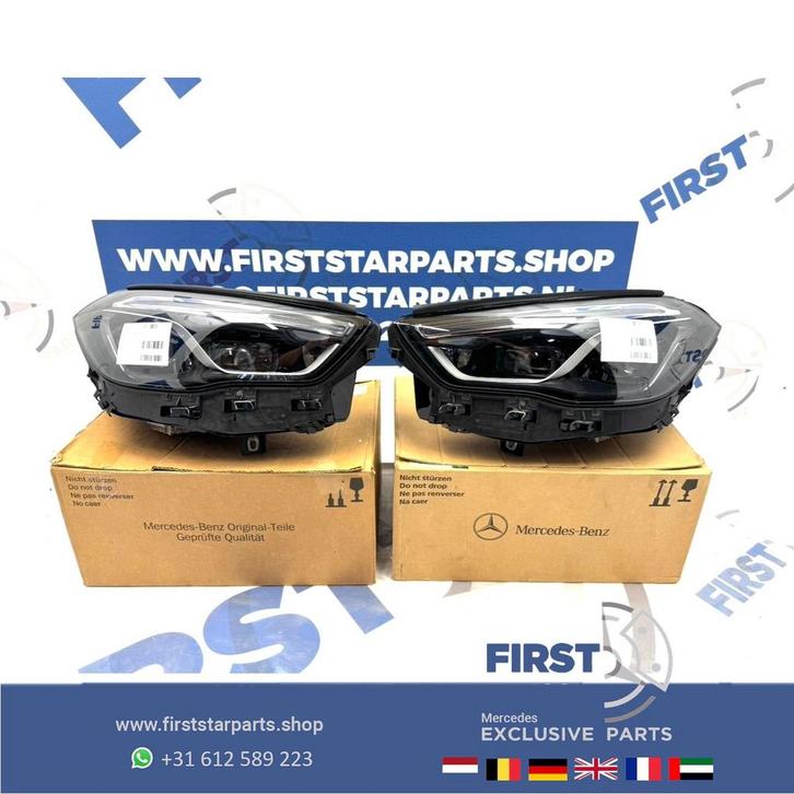 H247 GLA FACELIFT LED MULTIBEAM KOPLAMPEN SET Mercedes A2479, Auto-onderdelen, Verlichting, Mercedes-Benz, Gebruikt, Ophalen of Verzenden