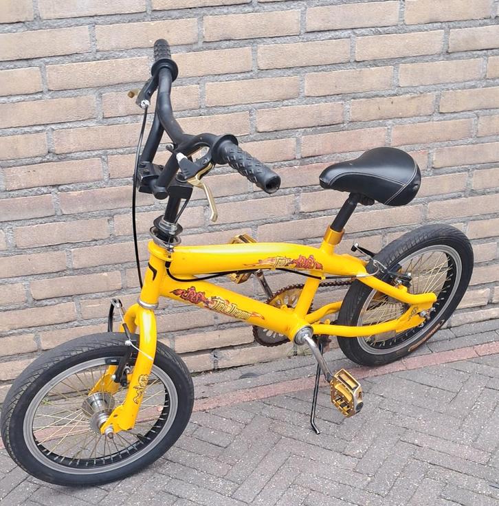 Bmx freestyle Troy Fire Dragon 16 inch in nieuwstaat, Fietsen en Brommers, Fietsen | Crossfietsen en BMX, Zo goed als nieuw, 16 tot 20 inch
