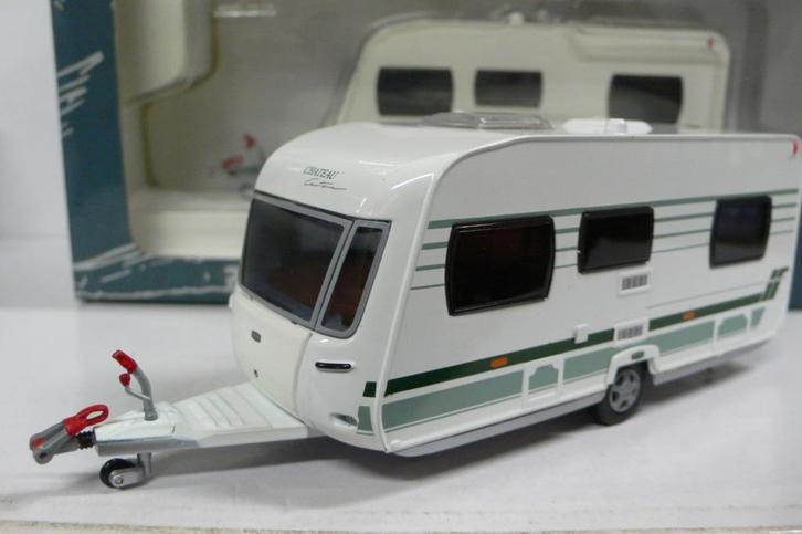chateau cantara 450 caravan - metaal 1/43-AANBIEDING!!!!!!!!, Hobby en Vrije tijd, Modelauto's | 1:43, Nieuw, Overige typen, Overige merken