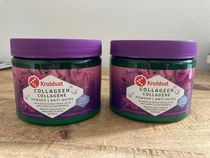 Collageen poeder (anti-aging) 2 potten, Sport en Fitness, Gezondheidsproducten en Wellness, Nieuw, Poeder of Drank, Ophalen of Verzenden