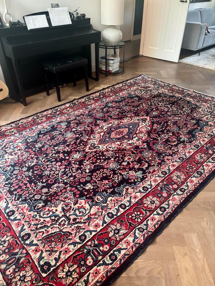 Perzisch tapijt, handgeknoopt, Iran 1985, Antiek en Kunst, Antiek | Kleden en Textiel, Ophalen