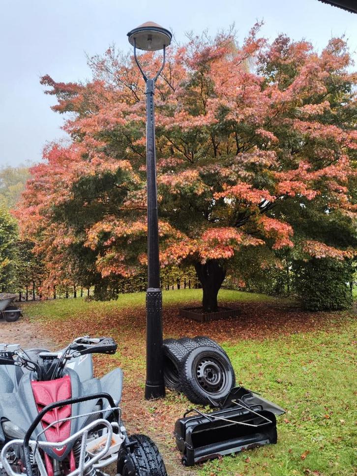 Antieke Gietijzeren Lantaarnpalen - Set van 2, Antiek en Kunst, Antiek | Lampen, Ophalen