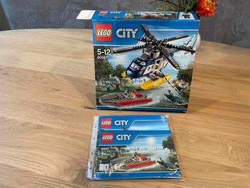 Lego City 60067 - Police Helikopter - lege Doos met instruct beschikbaar voor biedingen