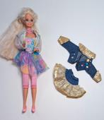Vintage Mattel Barbie Totally Hair ('92) in Teen Talk outfit, Verzamelen, Poppen, Verzenden, Zo goed als nieuw, Fashion Doll