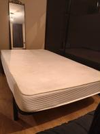 Bed 120x200cm met matras, Ophalen, Twijfelaar, Hout, 140 cm