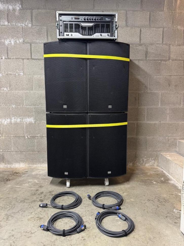 Geluidsinstallatie carnaval ook te huur, Audio, Tv en Foto, Luidsprekers, Zo goed als nieuw, Overige typen, 120 watt of meer, Overige merken