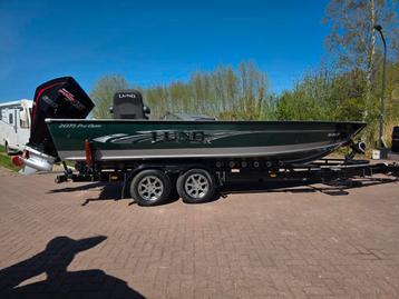 Lund pro guide 2075 visboot 250pk mercury pro xs vis boot   beschikbaar voor biedingen