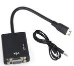 Mini HDMI to VGA Converter with Audio (1080P), Ophalen of Verzenden, Nieuw