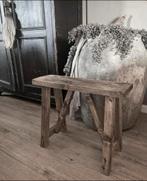 ~Stoer Sober Landelijk Houten Krukje/Bankje~, Huis en Inrichting, Woonaccessoires | Overige, Ophalen of Verzenden, Zo goed als nieuw