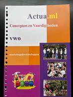 Schoolboek Actua.ml VWO Maatschappijwetenschappen, Boeken, Ophalen of Verzenden, Nieuw, Overige uitgevers, Nederlands