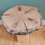 Lucky Vintage Boomstam Bijzettafel - Handgemaakt, Ophalen, ., Nieuw, .