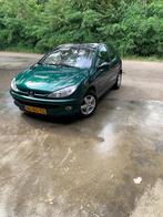 Peugeot 206 1.6 16V XT 5D 2003 Groen, Voorwielaandrijving, Beige, 4 cilinders, Handgeschakeld