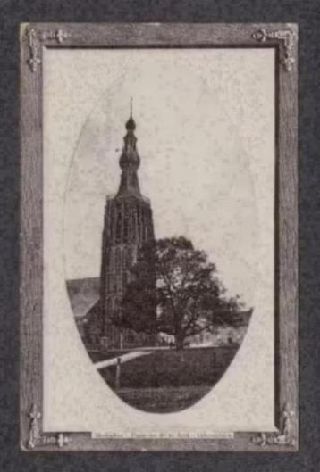 Hilvarenbeek Marktplein Toren der R.K. Kerk. beschikbaar voor biedingen