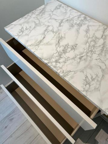 2X Ikea Malm ladekast met 3 lades - afbeelding 3