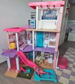 Barbie droomhuis 3 verdiepingen met licht en geluid, Ophalen, Zo goed als nieuw, Poppenhuis