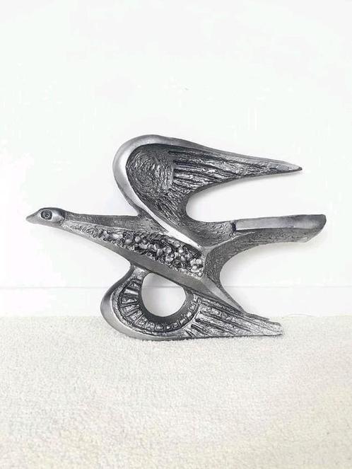 Brutalist wandsculptuur duif/vogel vintage kunst ars munda, Antiek en Kunst, Kunst | Overige Kunst, Ophalen of Verzenden
