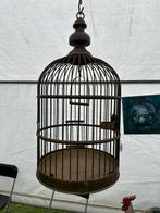Koperen/messing vogelkooi, Dieren en Toebehoren, Verzenden, Gebruikt, Metaal, Vogelkooi
