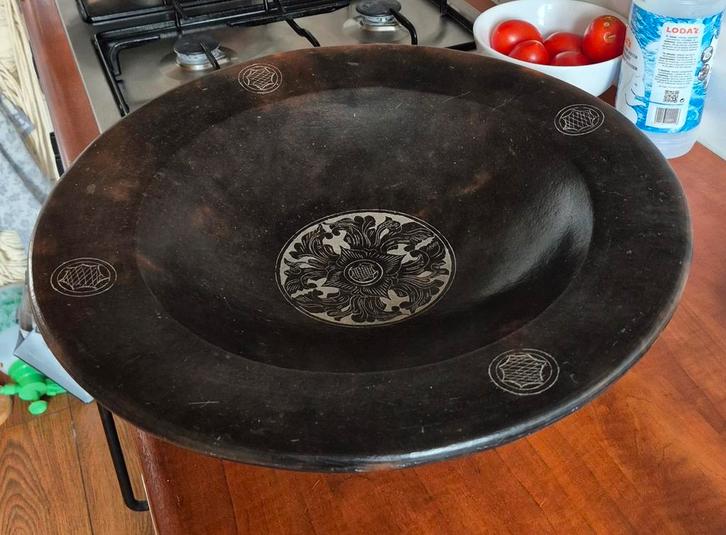 Zware Indonesische schaal, Antiek en Kunst, Antiek | Keramiek en Aardewerk, Ophalen